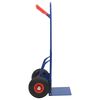 vidaXL Carrello Manuale Blu e Rosso 49,5 x 53 x 114 cm Acciaio