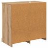 vidaXL Credenza con cassetto Rovere artigianale 70 x 35,5 x 67,5 cm