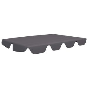 vidaXL Baldacchino per Dondolo Giardino Antracite 150/130x105/70 cm