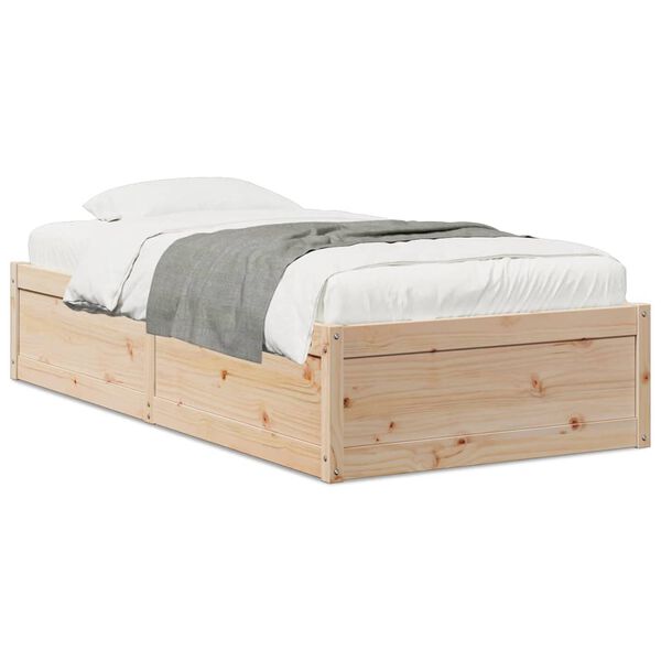 vidaXL Letto senza Materasso 90x190 cm in Legno Massello di Pino