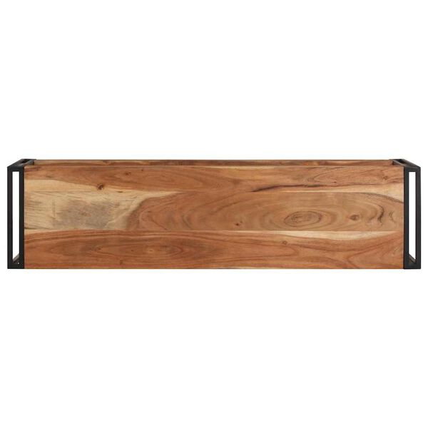 vidaXL Mobile Porta TV 120x30x40 cm in Legno Massello di Acacia