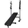 vidaXL Panca Reclinabile con Rack Bilanciere e Set Manubri 120 kg