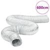 vidaXL Condotto di Ventilazione in Alluminio 6m &Oslash;10cm