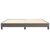 vidaXL Struttura Letto a Rete a Molle Grigio 200x200 cm in Similpelle