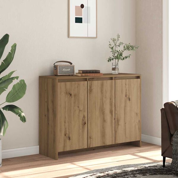 vidaXL Credenza Rovere Artigianale 102x35x70 cm in Truciolato