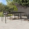 vidaXL Tavolo da Pranzo da Giardino Grigio 250 x 100 x 75 cm