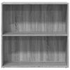 vidaXL Libreria Grigio Sonoma 80x30x77 cm in Legno Multistrato