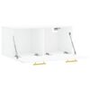 vidaXL Mobile a Parete Bianco 80x36,5x35 cm in Legno Multistrato