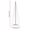vidaXL Albero di Natale a Cono Blu 1400 LED 160x500 cm