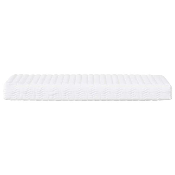 vidaXL Materasso in Schiuma Bianco 90x220 cm Durezza H2 H3