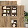 vidaXL Credenza con cassetto Rovere artigianale 50 x 42,5 x 225 cm