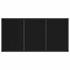 vidaXL Set da Pranzo per Giardino 5 pcs Nero