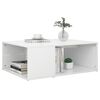 vidaXL Tavolino da Salotto Bianco Lucido 90x67x33 cm Legno Multistrato