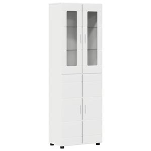 vidaXL Credenza FLORIN 60 x 35 x 182 cm Bianco Legno ingegnerizzato