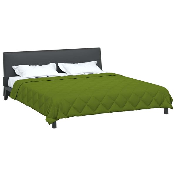 vidaXL Duvet Estivo Verde 240 x 260 cm Microfibra
