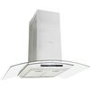vidaXL Cappa a Isola 90cm con Display LCD e Sensore Touch 756 m&sup3;/h LED