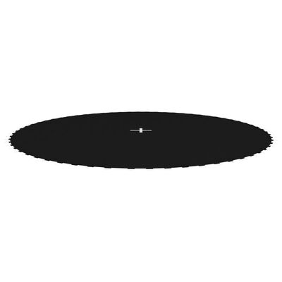 vidaXL Telo da Salto Nero per Trampolino Rotondo di 12 Piedi/3,66 m