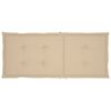 vidaXL Sedie da Giardino 6 pz con Cuscini Beige in Massello di Teak