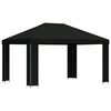 vidaXL Gazebo 4 &times; 3 m Nero Poliestere e Acciaio 190