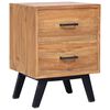 vidaXL Comodino 40x35x55 cm in Legno Massello di Teak