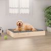 vidaXL Cuccia per Cani 71,5x54x9 cm in Legno Massello di Pino