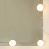 vidaXL Toeletta con LED Rovere Artigianale 74,5x40x141 cm