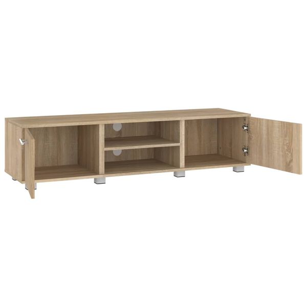 vidaXL Mobile Porta TV Rovere Sonoma 140x40x35 cm Legno Multistrato