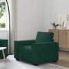 vidaXL Divano Sedia Verde Scuro 100x78x84 cm Velluto