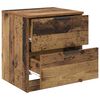 vidaXL Armadio da Notte 2 pcs Legno vecchio 45 x 39 x 50cm
