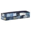 vidaXL Set Cuscini per Divani Pallet 2pz Blu Denim Patchwork