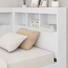 vidaXL Letto Libreria Bianco 100 x 200 cm Legno multistrato