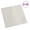 vidaXL Tavole per Pavimenti 55 pcs Beige 5,11 m&sup2; PVC