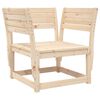 vidaXL Set Salotto da Giardino 5 pz in Legno Massello di Pino