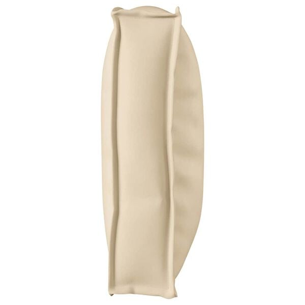 vidaXL Cuscino Beige 120 x 60 x 12 cm Tessuto Oxford