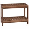vidaXL Tavolo Laterale da Bagno Naturale 60 x 30 x 45 cm