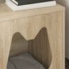 vidaXL Casa per Gatti Sonoma 42,5 x 40 x 53,5 cm Legno multistrato