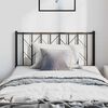 vidaXL Testiera in Metallo Nero 100 cm