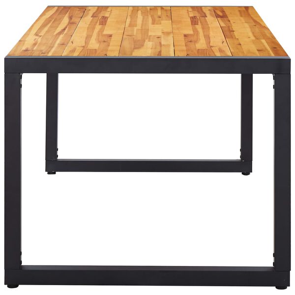 vidaXL Set Mobili da Pranzo per Giardino 9 pz Grigio Chiaro