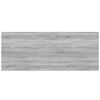 vidaXL Mensole Parete 4pz Grigio Sonoma 100x40x1,5cm Legno Multistrato