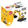 FALK Escavatore Cavalcabile per Bambini Power Builder Giallo