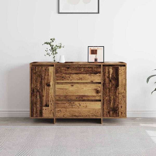 vidaXL Credenza Legno vecchio 120 x 41 x 75 cm Legno multistrato