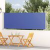 vidaXL Tenda Laterale Retrattile per Patio 117x600 cm Blu