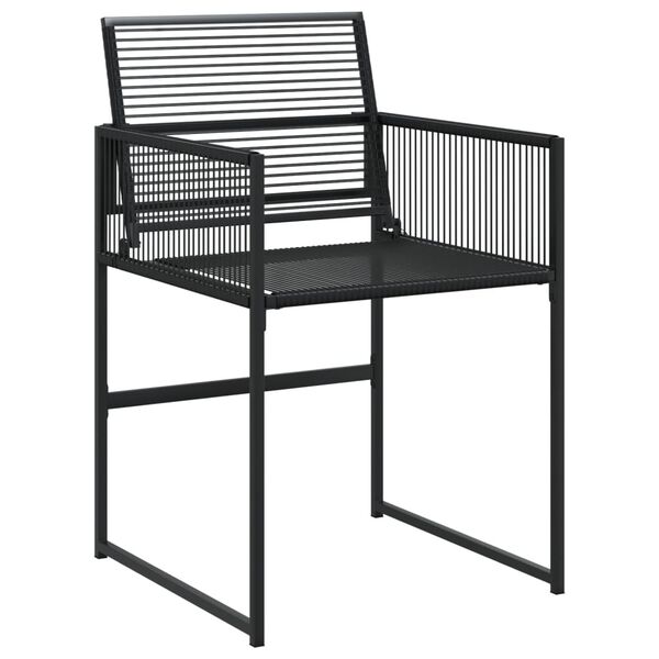 vidaXL Set da Pranzo da Giardino 13pz Nero in Polyrattan