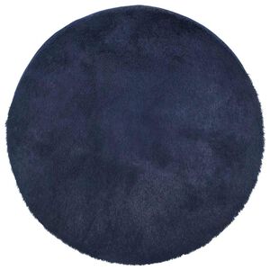 vidaXL Tappeto Shaggy a Pelo Lungo NAVARRA Blu Marino 100x100 cm