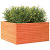 vidaXL Fioriera Giardino Marrone Cera 90x90x46 cm Legno Massello Pino