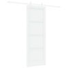 vidaXL Porta scorrevole 73,5 x 198,5 cm Legno ingegnerizzato Bianco