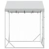 vidaXL Cuccia Cani da Esterno Tetto Argento 2x2x2,5 m Acciaio Zincato