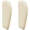 vidaXL Orecchia della Testata Crema 40 x 23 x 6 cm PVC