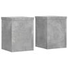 vidaXL Supporti per Piante 2 pz Grigio 15x15x20 cm Legno Multistrato