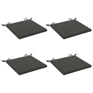 vidaXL Cuscini per Sedia in 4 Pezzi SOEST 4 pz 100% Poliestere